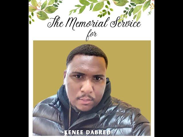 Service of thanksgiving for Kenee Dabreo 4/1/23 at 3:00pm