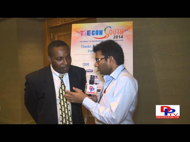 Joe from West Africa speaking to Desiplaza TV at TiECON South