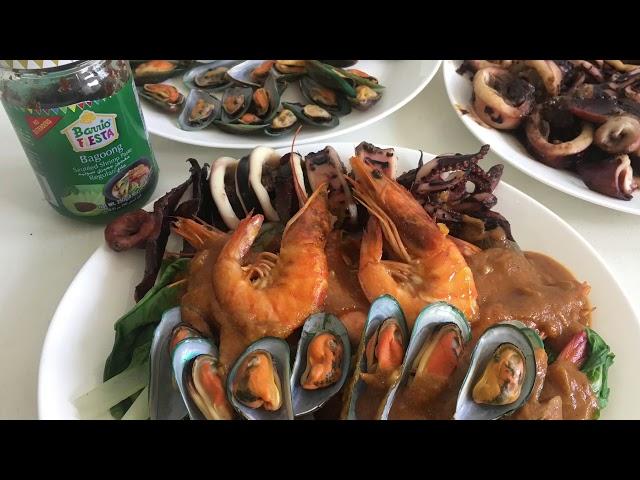 TEAM PUEBLA COOKS || SEAFOOD KAREKARE || Cooking Vlog #1