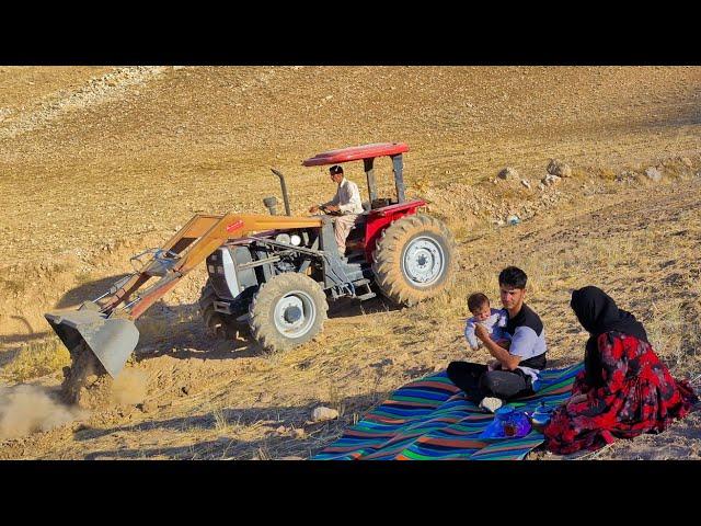 From displacement to building a house: Amir's daughter and her husband's efforts to build a road