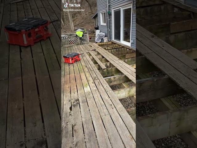 ponddownunder - projects and stuff #deck #milwaukee #bluecollar #fyp #remodel