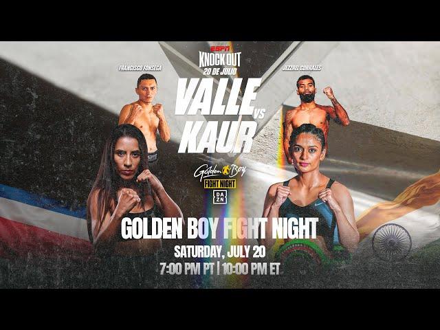 GOLDEN BOY FIGHT NIGHT | Yokasta Valle vs Ramandeep Kaur