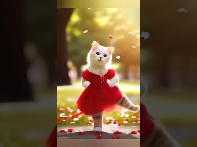 cat dance #cute #love #cat #0035