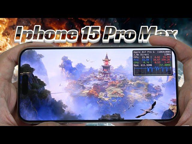 iPhone 15 Pro Max test game PUBG Max Setting 2025