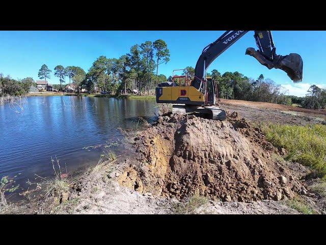 Breaching The 3 Acre Pond!! And Messing Around The Compound!  [HUGE LetsDig18 Pond Project]