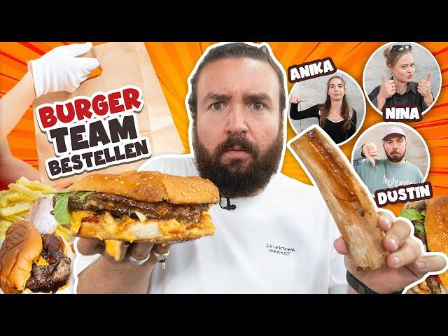 1 TAG BURGER BESTELLBEWERTUNGEN von meinem TEAM raten