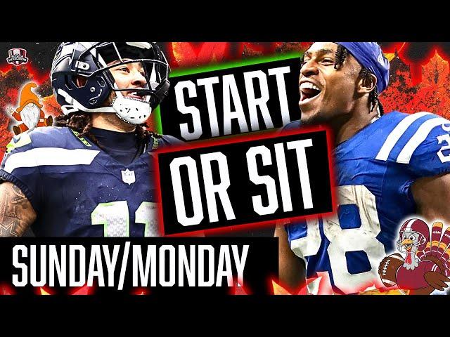  WEEK 13 ALL POSITIONS MUST Start/Sit Analysis SUN/MON Games!  | 2024 Fantasy Football Advice