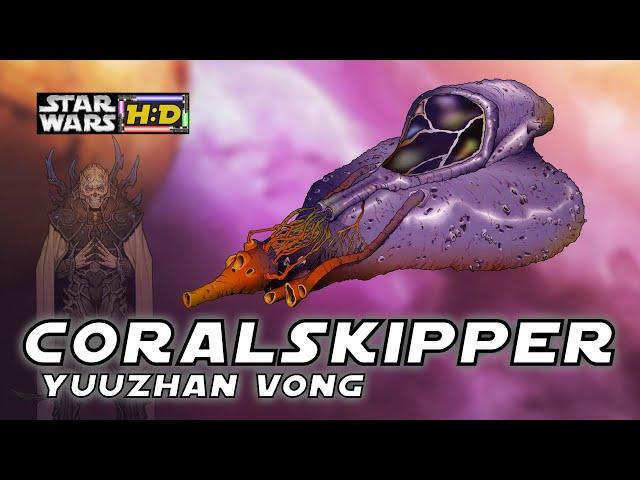 YUUZHAN VONG CORALSKIPPER-Completely Organic Fighter? |Star Wars Hyperspace Database|