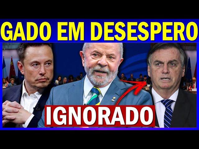 Lula é OVACIONADO por Líderes Mundiais no G20 e Bolsonaro é IGNORADO; Janja XINGA Musk em evento