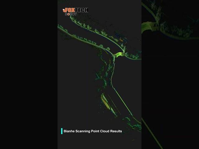 Slam100 Handheld Lidar Laser Scanner Scanning Bianhe River from Different Angle #lidar #foxtech