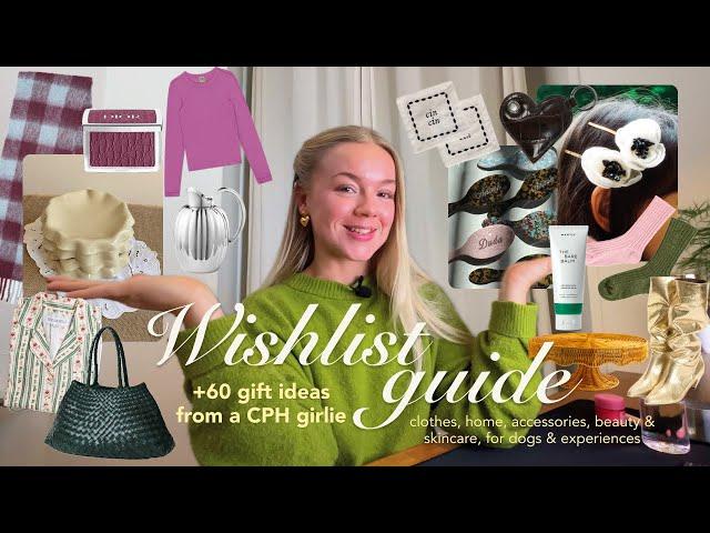 60 Christmas Wishlist Ideas & Gift Guide Inspo 2024 / Inside a Copenhagen girlie's wishlist