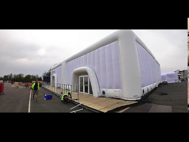 Evolution Dome - Temporary Inflatable Structures - Porsche BTCC