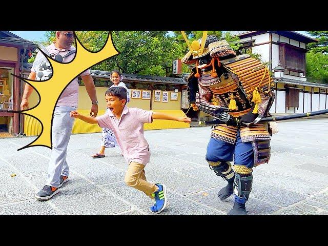 #72 SAMURAI Mannequin Prank in Kyoto Japan | Japanese shogun prank for traveler at Kiyomizu Temple