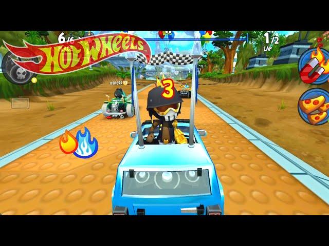 Hot Wheels Challenge 12! Police Monsters️Beach Buggy Racing 2