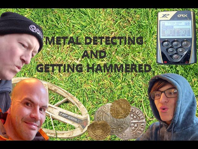 Metal detecting and getting hammered