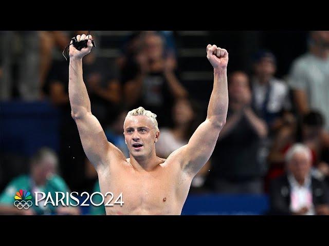 Martinenghi beats Fink, Peaty in 'insane finish' to 100m breaststroke | Paris Olympics | NBC Sports