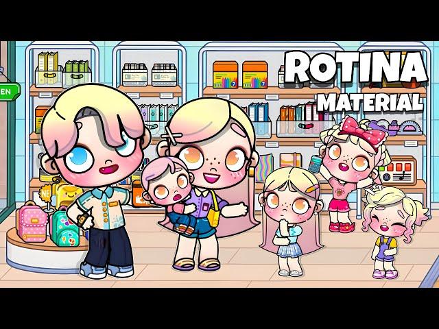 ROTINA MATERIAL ESCOLAR  | AVATAR WORLD ROTINAS E HISTÓRIAS