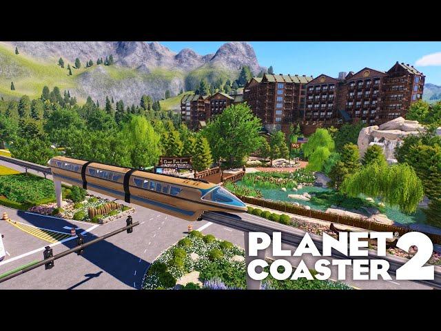 Wilderness Springs Monorail Line! | Planet Coaster 2