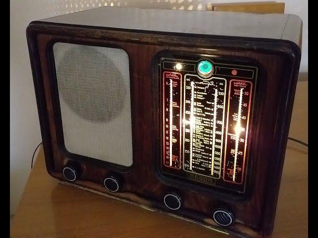 Radio Antigua Megom año 1939, Restauración sin válvula rectificadora 80