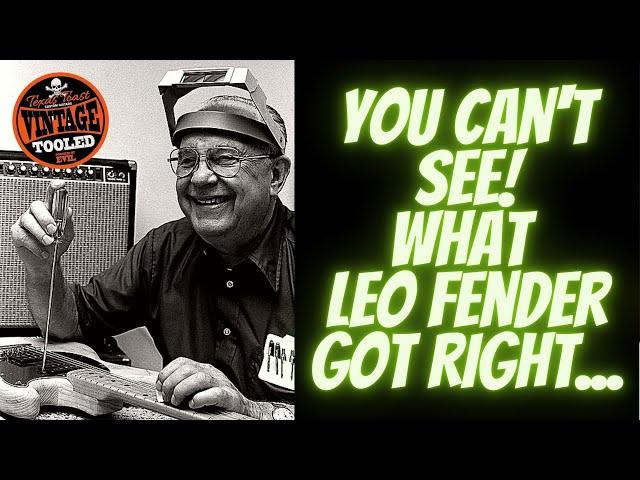 You Can't See! What Leo Fender Got Right...