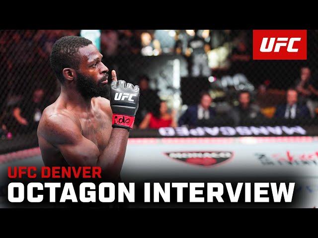 Montel Jackson Octagon Interview | UFC Denver