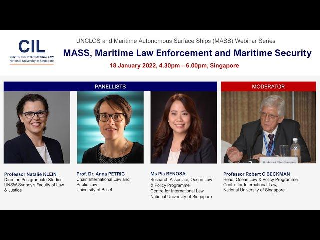 MASS, Maritime Law Enforcement and Maritime Security