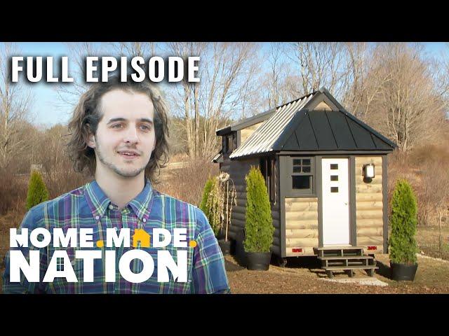 Charming & Tiny New England Bachelor Pad (S1, E7) | Tiny House Nation | Full Episode