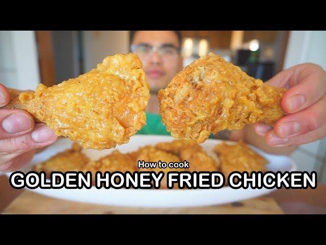 How to cook GOLDEN HONEY FRIED CHICKEN