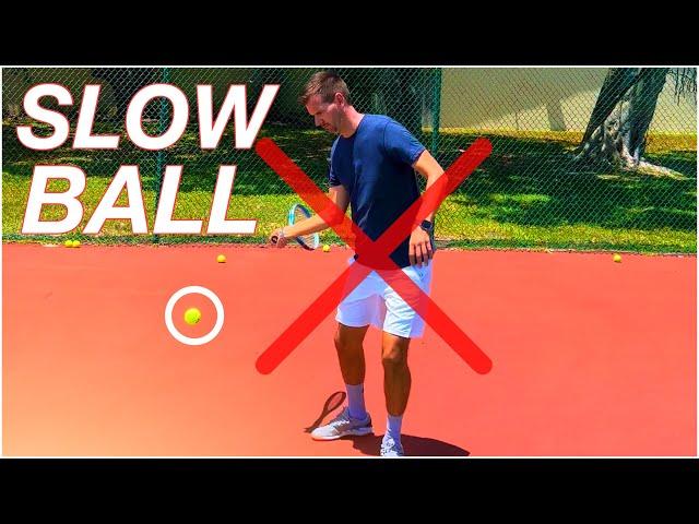 Why Rec Tennis Players Struggle with SLOW BALLS 