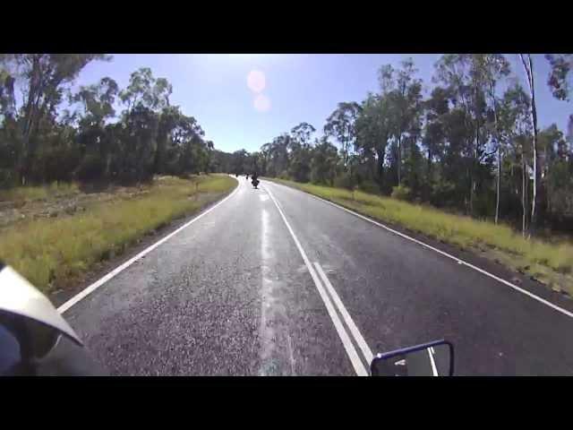 Honda CB400SF at 140km/h on Putty Road, NSW Australia