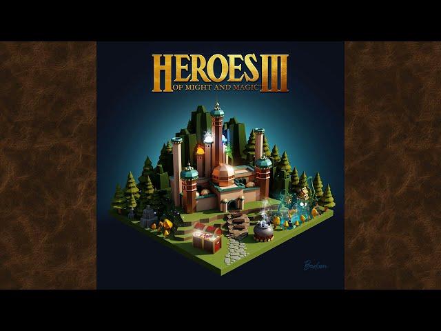 Amazing LOW POLY Heroes 3 towns artworks, part 2 – Stronghold, Tower and Conflux by Bodom