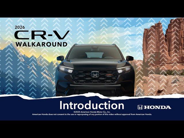 2026 CR-V Walkaround