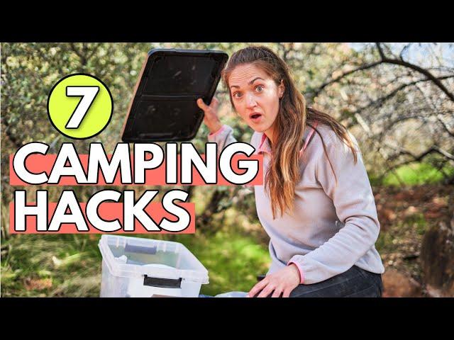 7 USEFUL CAMPING HACKS AND TIPS