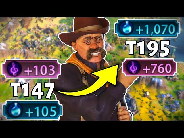 Civ 6 | NOONE Power Scales Quite Like Ursa!!! (#3 Deity USA Civilization VI)