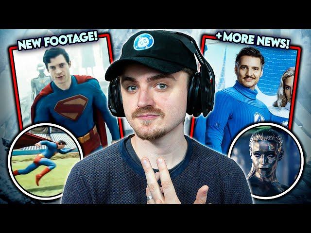WOW!! New SUPERMAN Clips, WTF Budget Report + DC Updates, Fantastic Four & MORE!