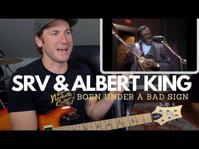 Guitar Teacher REACTS: Albert King and Stevie Ray Vaughan - Born Under A Bad Sign (LIVE HD)