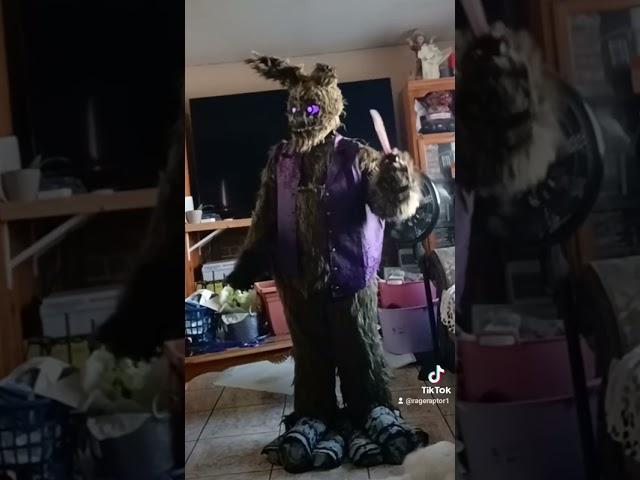 FINISHED SPRINGTRAP SUIT COSPLAY