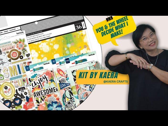  Craft Everyday in August (CEDA) Day 19: Kit By Kaera with Vicki Boutin's Print Shop! 