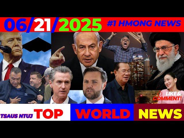 BREAKING NEWS6/21/2025 ⏰MEKAS SIV B-2 TUA IRAN 3 LUB TUAM TXHAB NUCLEAR, ISRAEL, USA-CAMBO/THAILAND