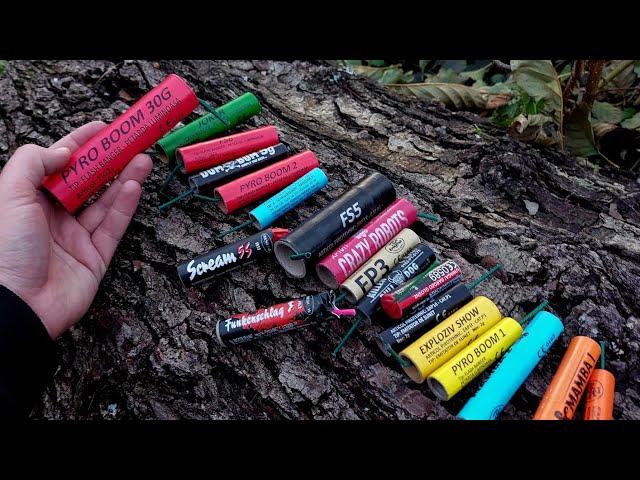 MEGA TEST 50 PETARDE - BOMBE DIFERITE  - Test firecrackers - Compilation Polenboller  #fireworks  