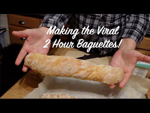 Making the Viral 2 Hour Baguettes!