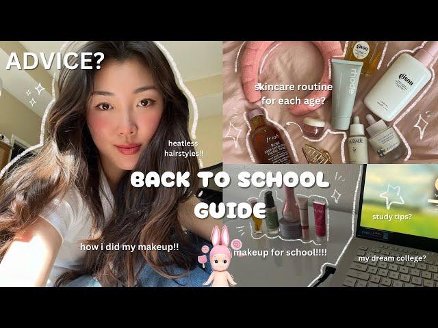 BACK TO SCHOOL PREP GUIDE! advice  I Hannah Cho