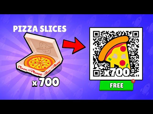 ALL NEW  WORKING QR CODES AND FREE PIZZA SLICES!| BRAWL STAR QR CODE 2024 | BRAWL STARS NEW UPDATE