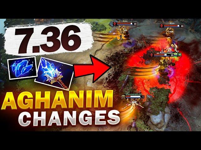 Dota 2 NEW 7.36 PATCH - ALL AGHANIM'S SCEPTERS + SHARDS CHANGES