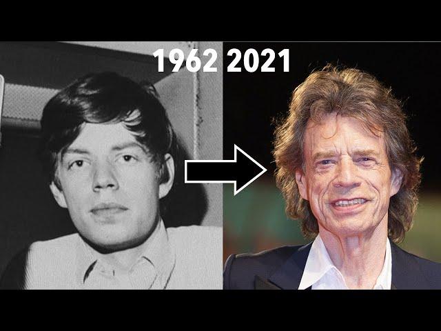 THE ROLLING STONES Members Then & Now (1962 - 2021)