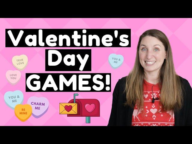 VALENTINE'S DAY GAMES FOR KIDS! AT HOME CLASS PARTY IDEAS!