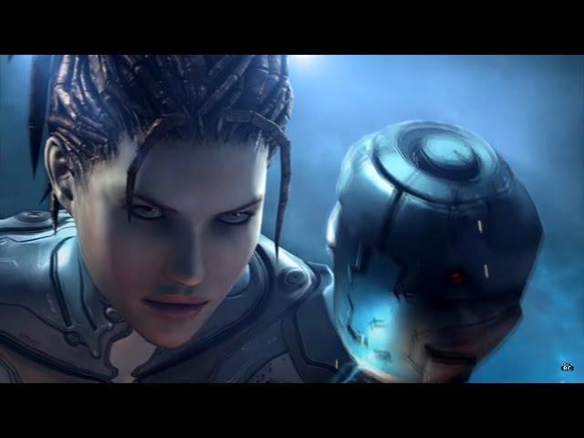 Heart of the Swarm story. Cinematics, dialogue, cutscenes 2017 remake. Starcraft 2 game movie