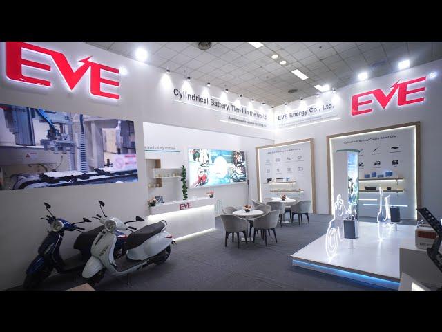 EVE Exhibition Booth at EV Expo 2023, New Delhi