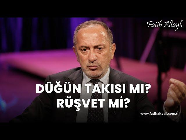 Fatih Altaylı yorumluyor: Düğün takısı mı, rüşvet mi?