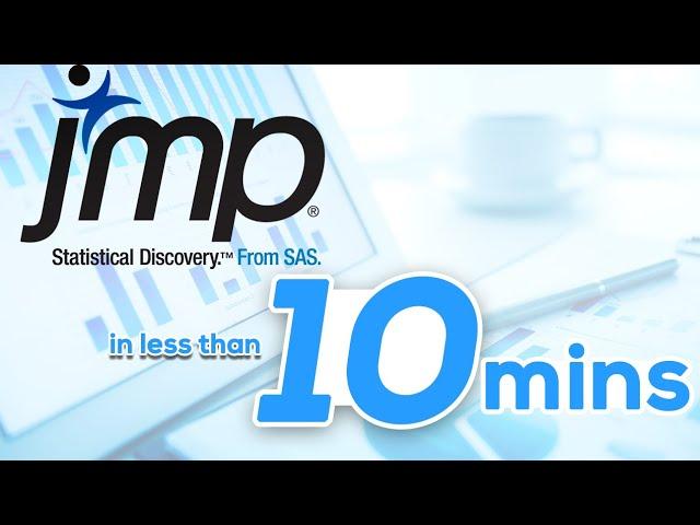 JMP Tutorial | How to use JMP in less than 10 minutes | JMP for beginners